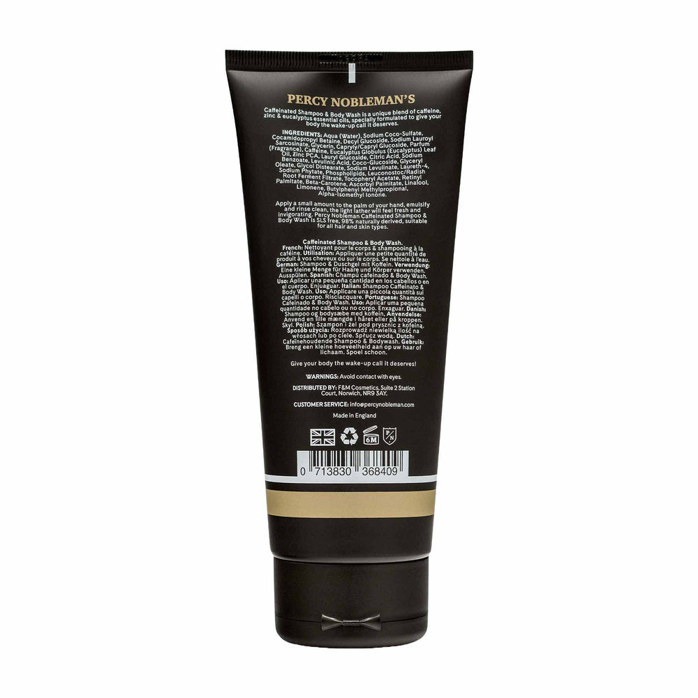 CAFFEINATED SHAMPOO & BODY WASH Percy Nobleman