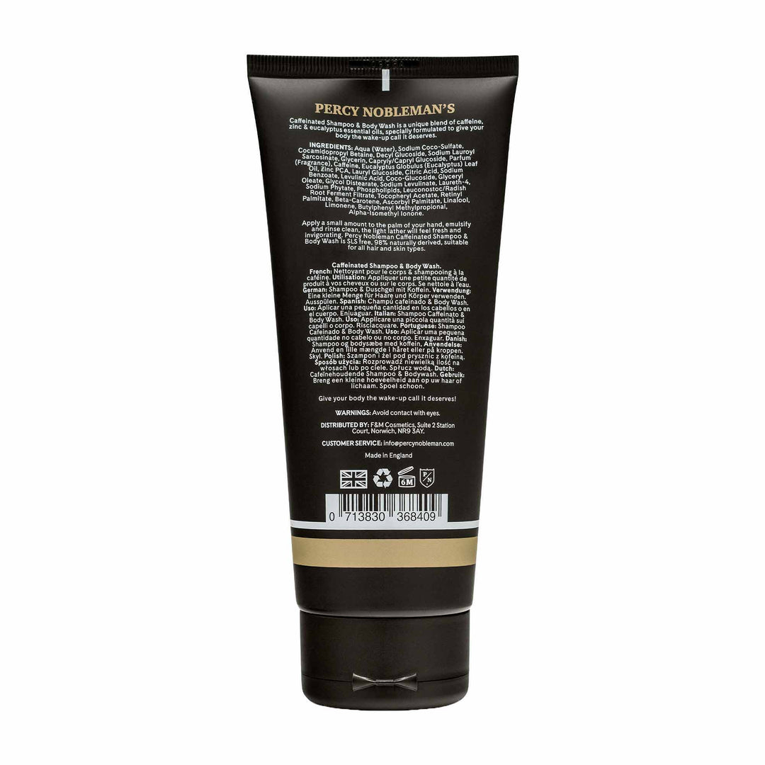 CAFFEINATED SHAMPOO & BODY WASH Percy Nobleman