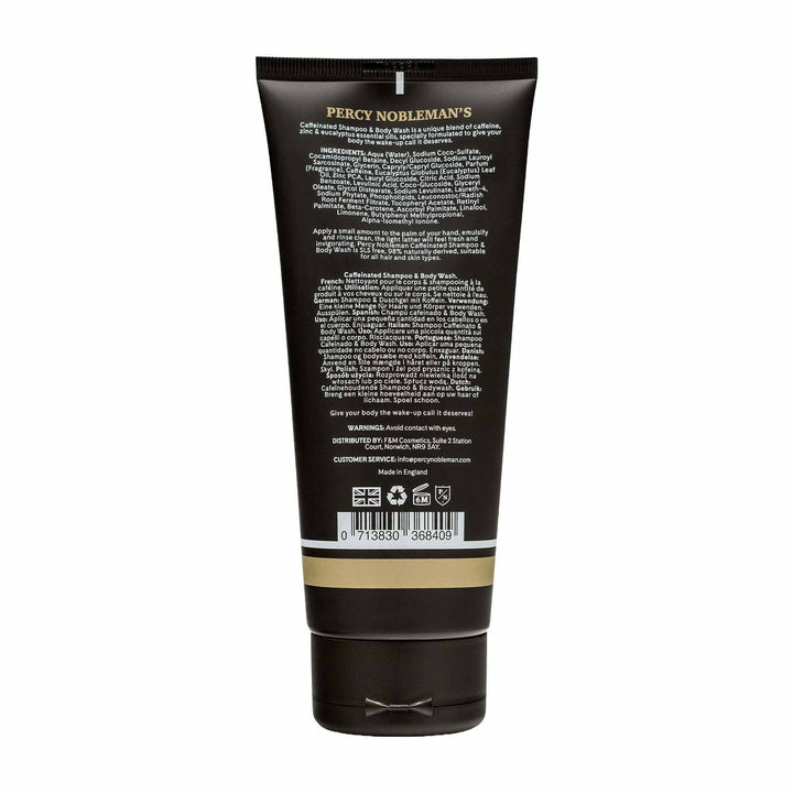 CAFFEINATED SHAMPOO & BODY WASH Percy Nobleman