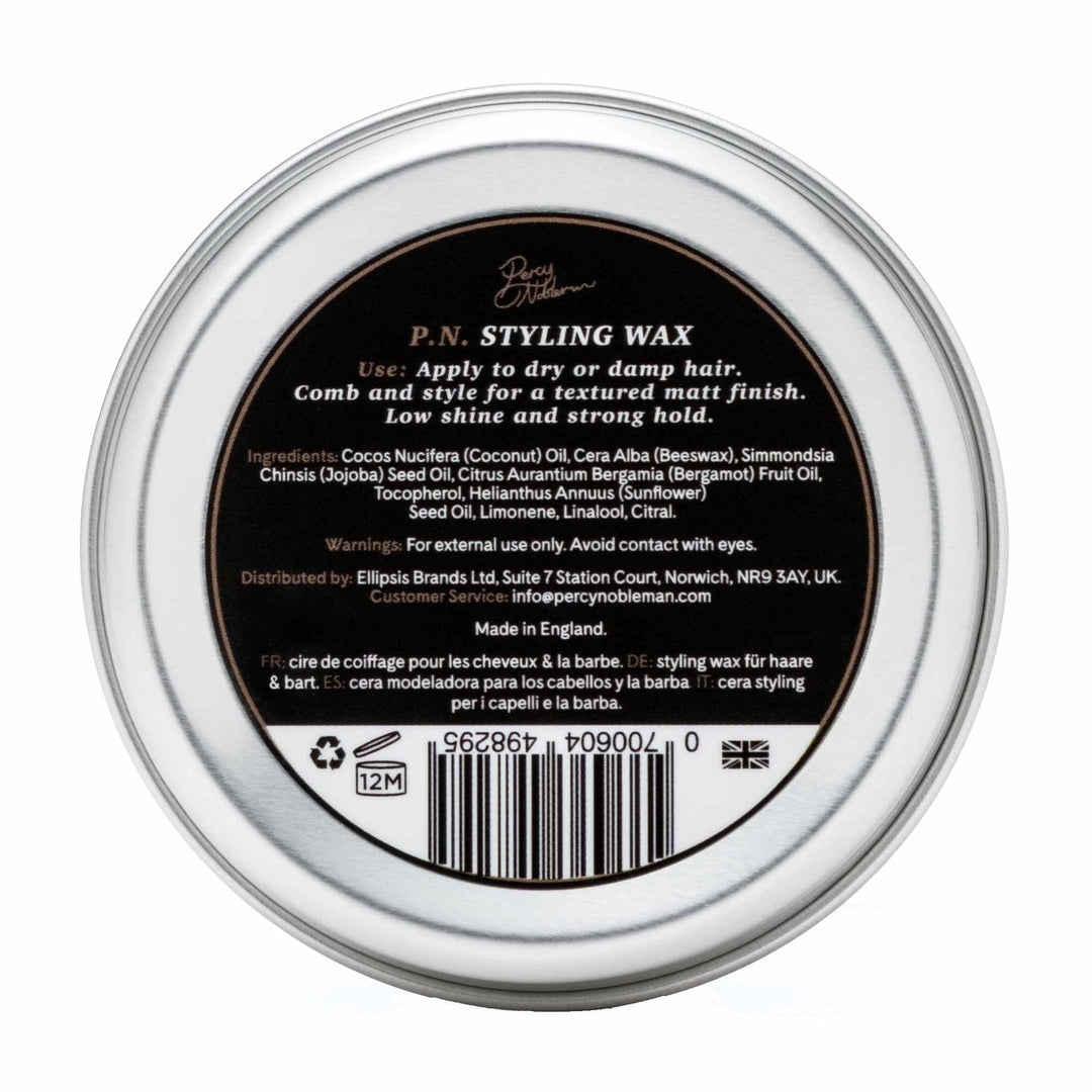 GENTLEMAN'S STYLING WAX Percy Nobleman